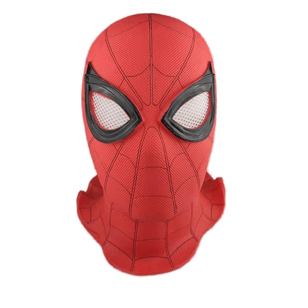 máscara de halloween do homem aranha
