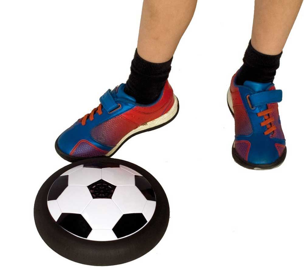 Bola de futebol em casa - disco de ar