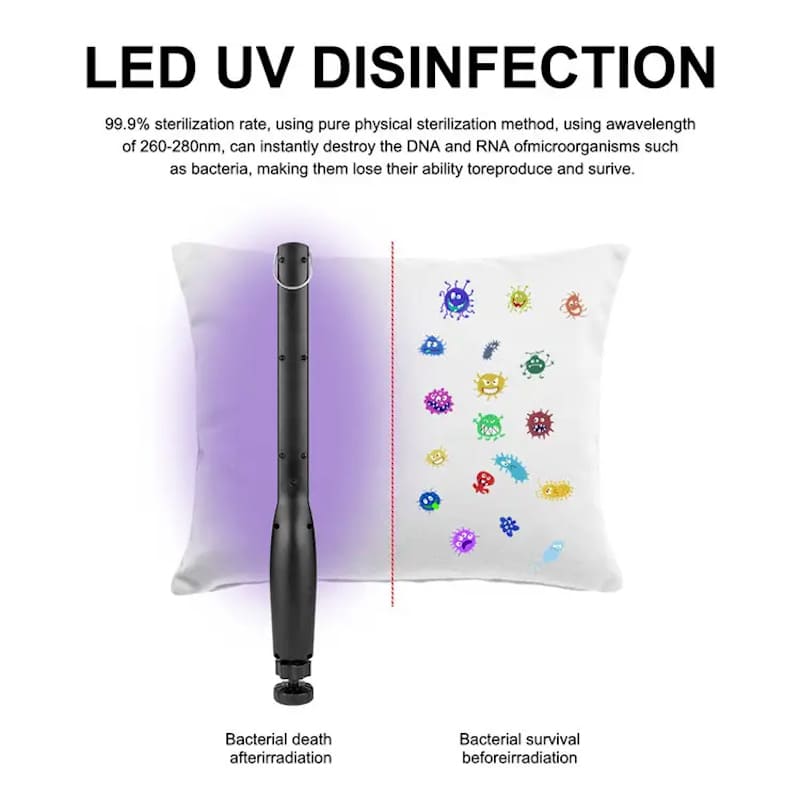 Lâmpada portátil de esterilização UV