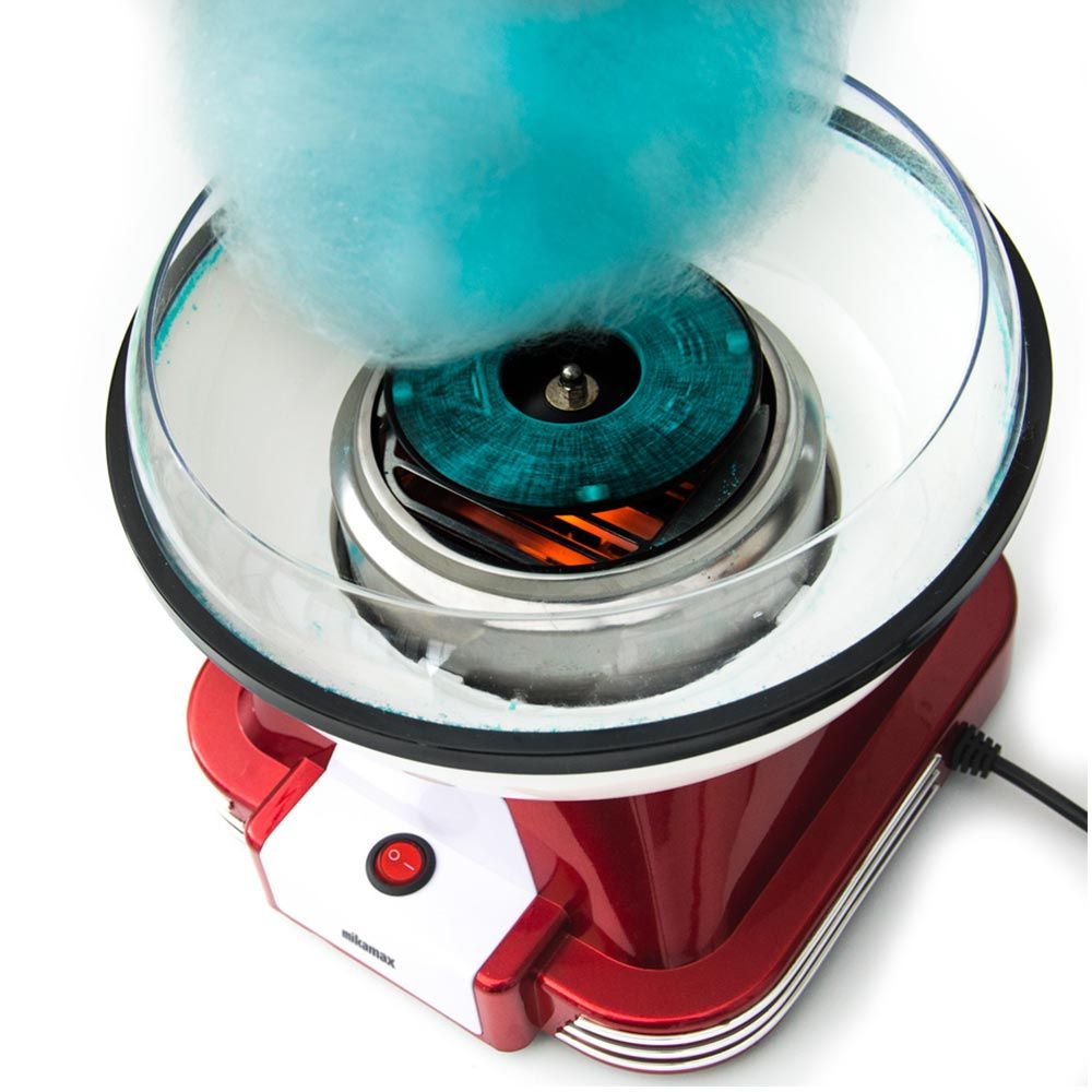máquina de doces de açúcar estilo retrô de algodão