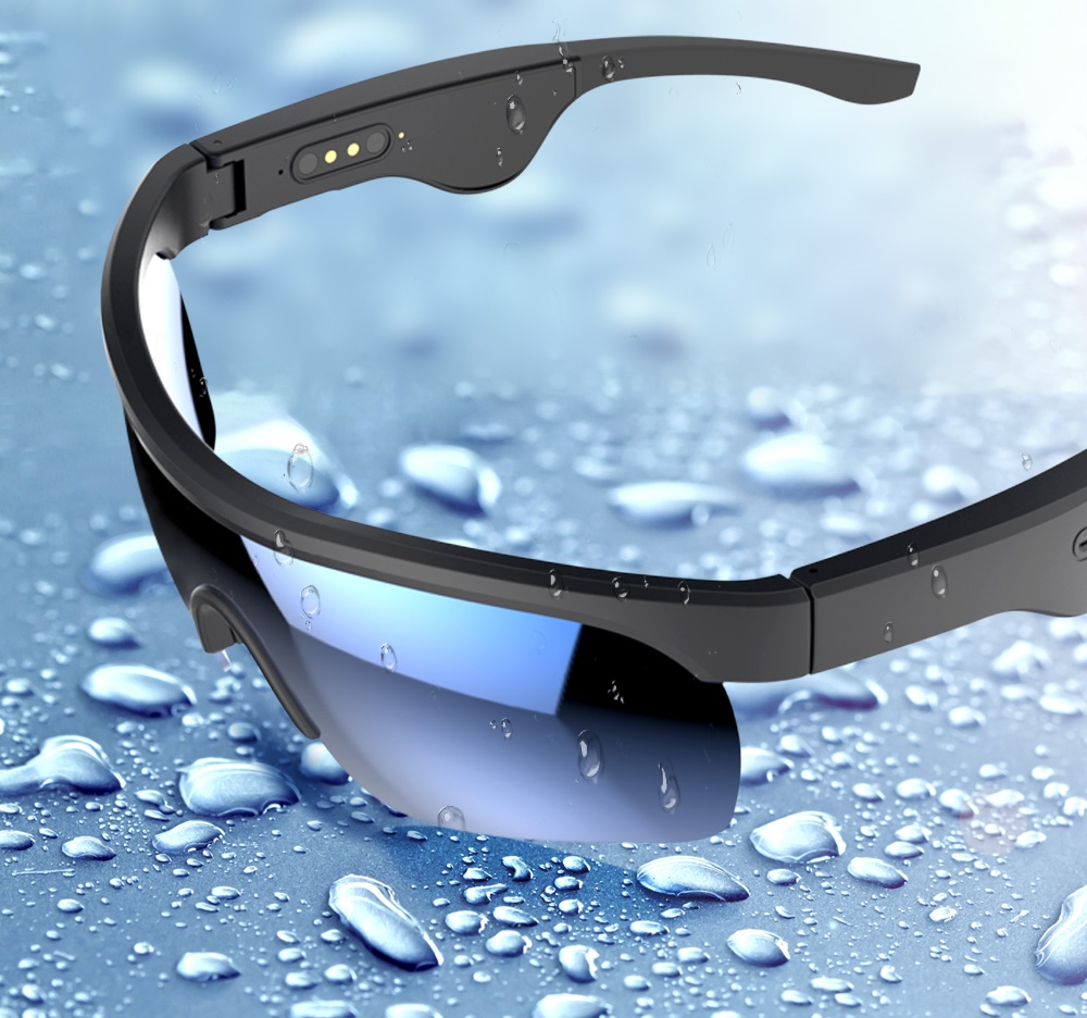 óculos para esportes áudio à prova d'água bluetooth áudio