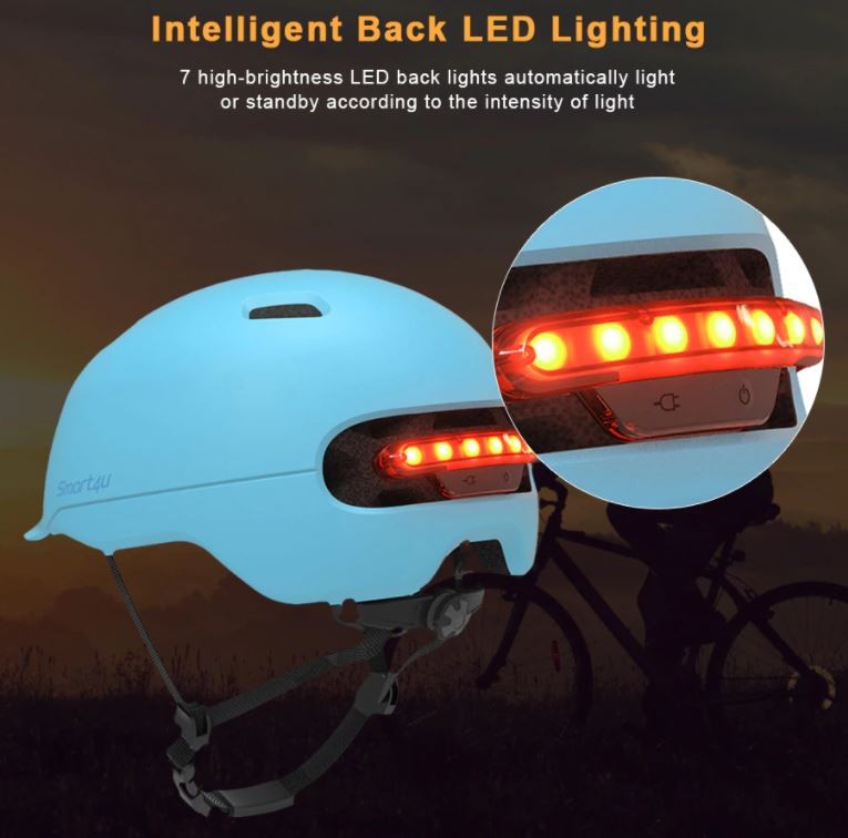 capacete de ciclismo inteligente