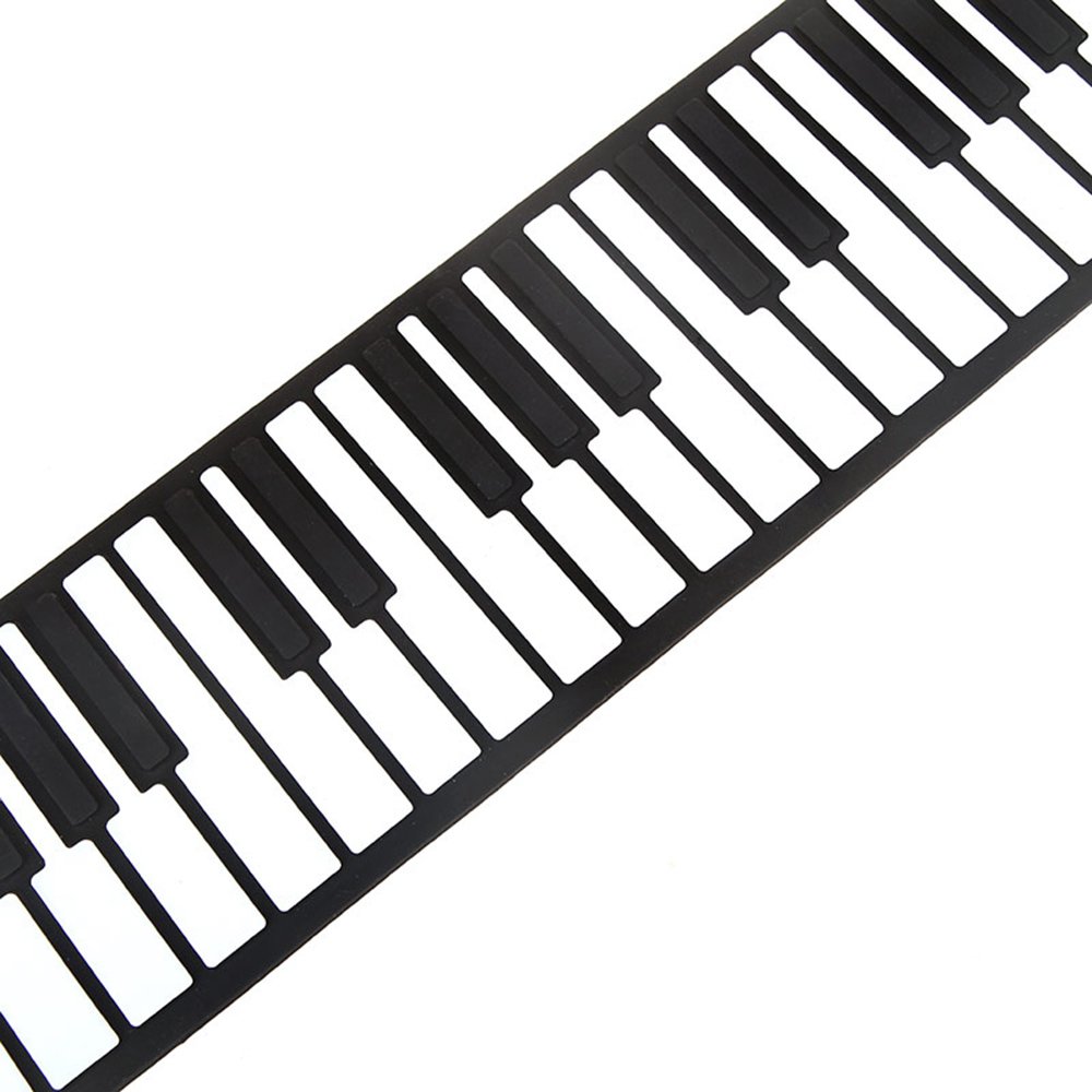 piano de silicone com pedal