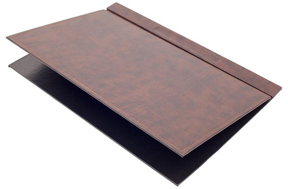 Almofada de couro para mesa