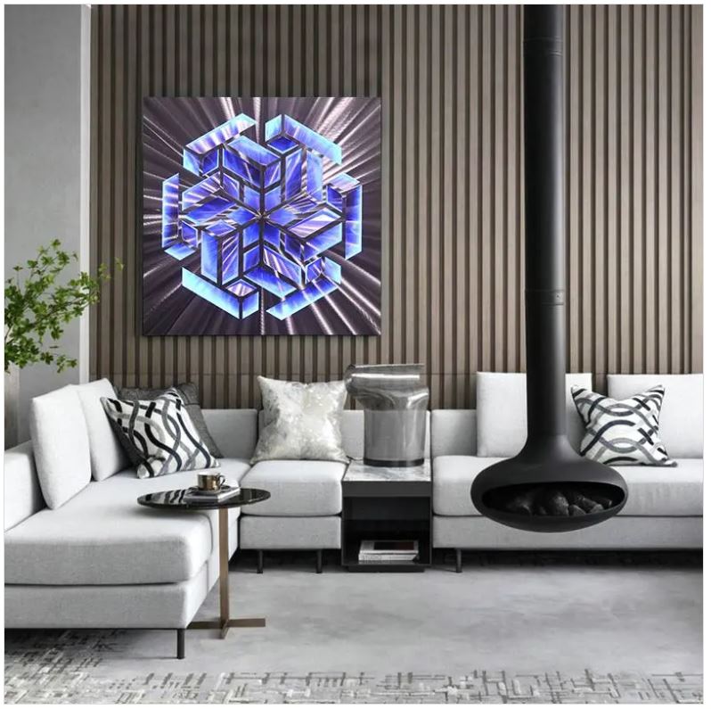 LED acende quadros (pinturas de parede) metal