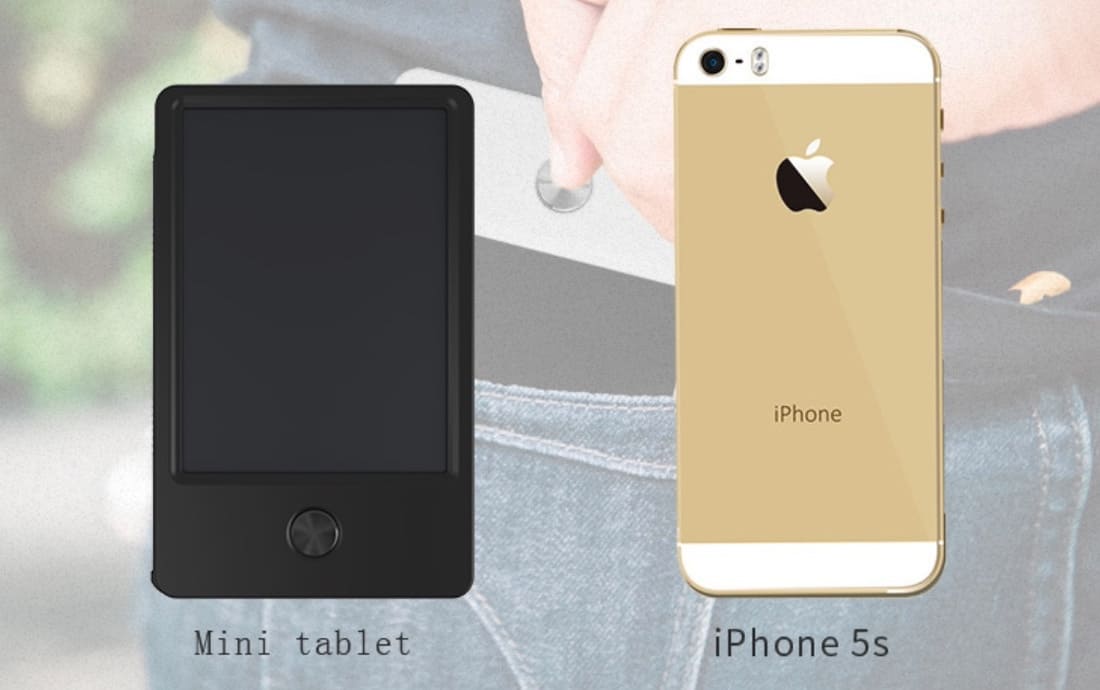 Mini dimensões como o seu telemóvel - Mesa LCD de bolso