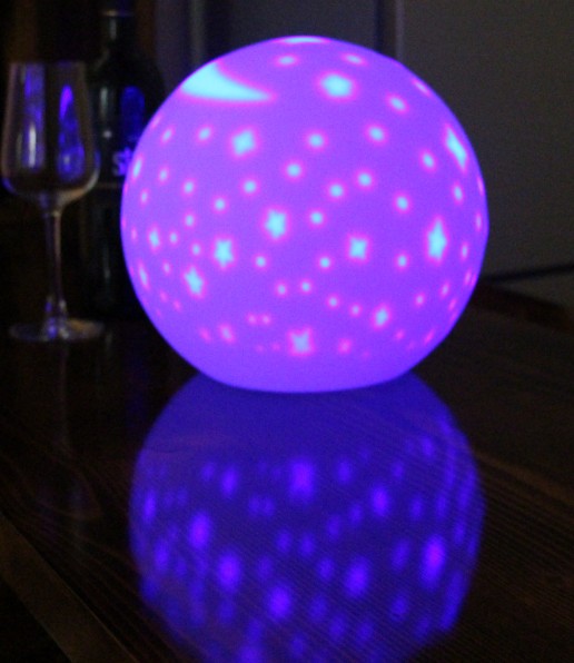 lâmpada de projeção de céu de esfera de luz led
