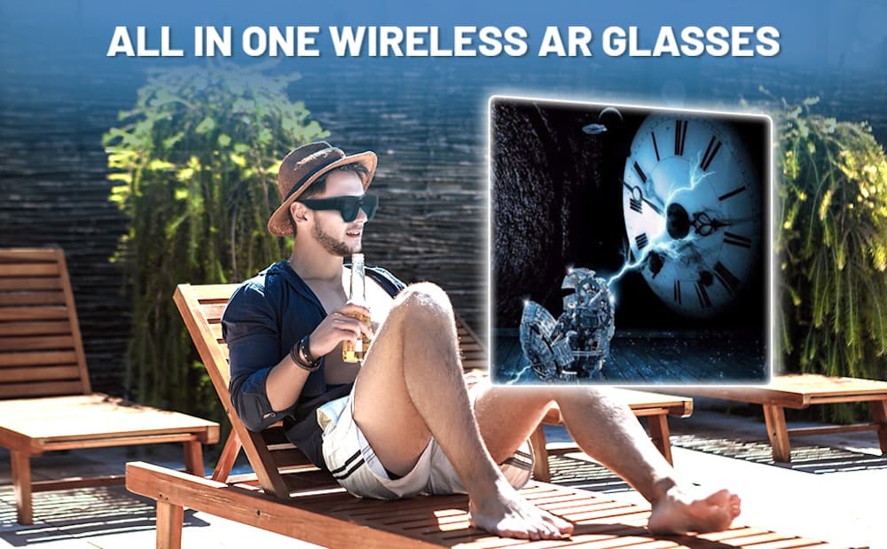óculos inmo air 2 vr smart 3d inteligente sem fio