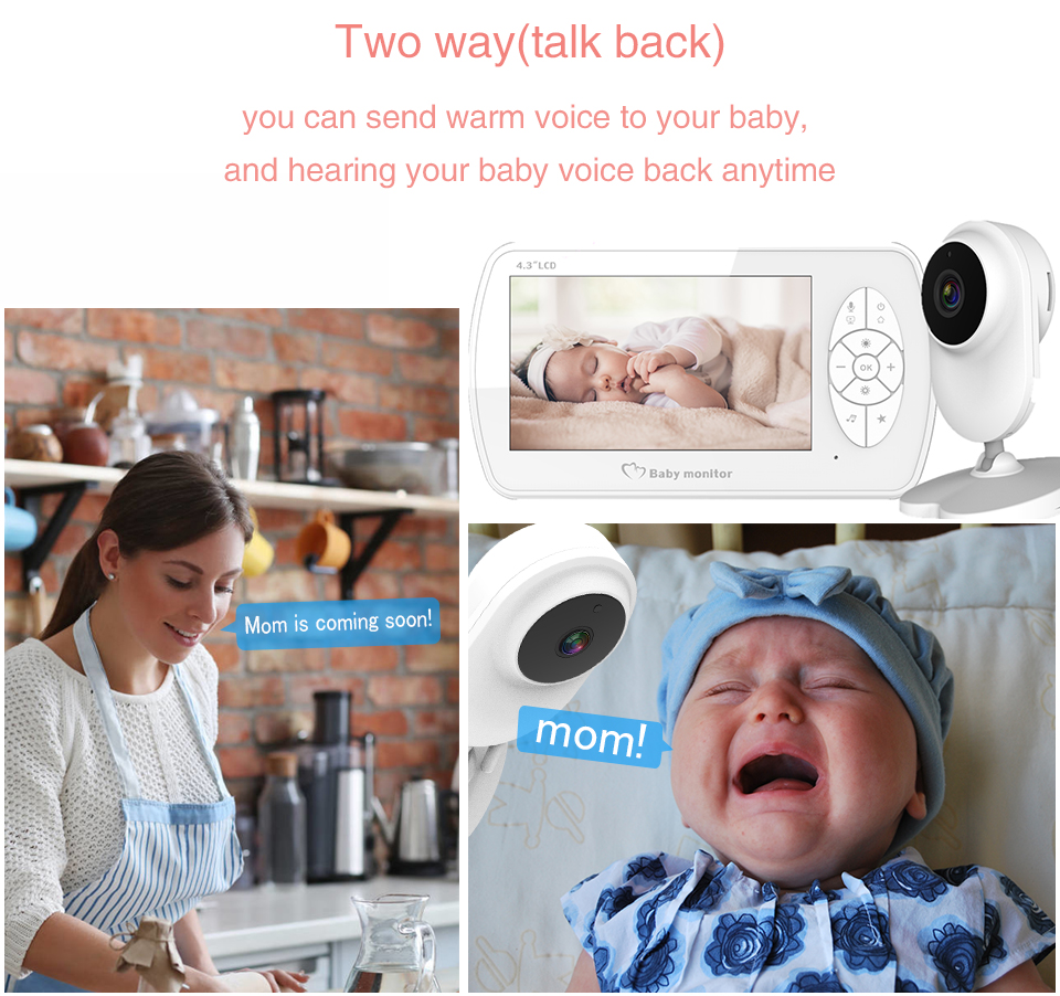 monitorando a criança - babá de monitor de bebê de vídeo