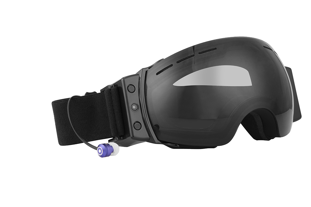 óculos de esqui com câmera HD e viva-voz