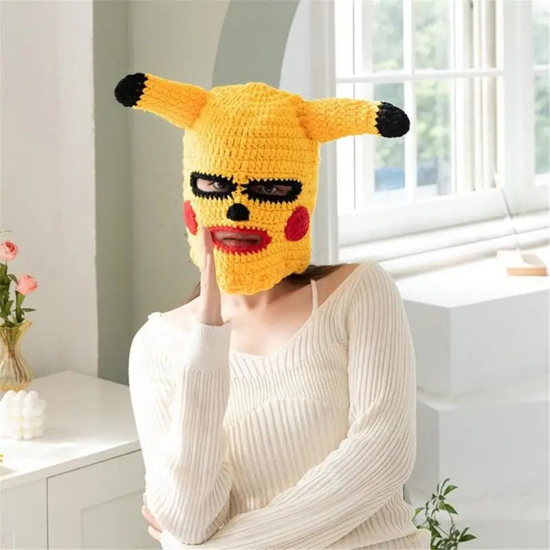 máscara pikachu máscara facial com orelhas