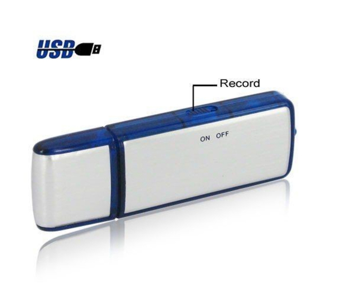 gravador de áudio oculto em usb 16GB