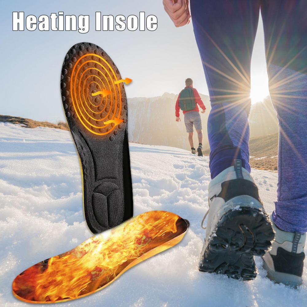 palmilhas térmicas para botas recarregáveis