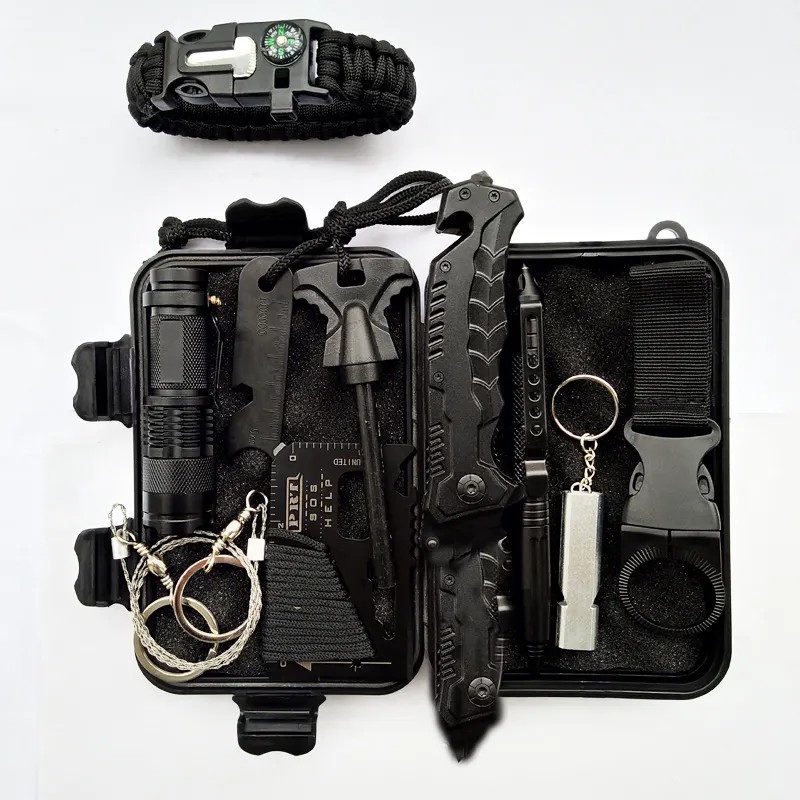 kit de emergência kit de sobrevivência SOS multifuncional