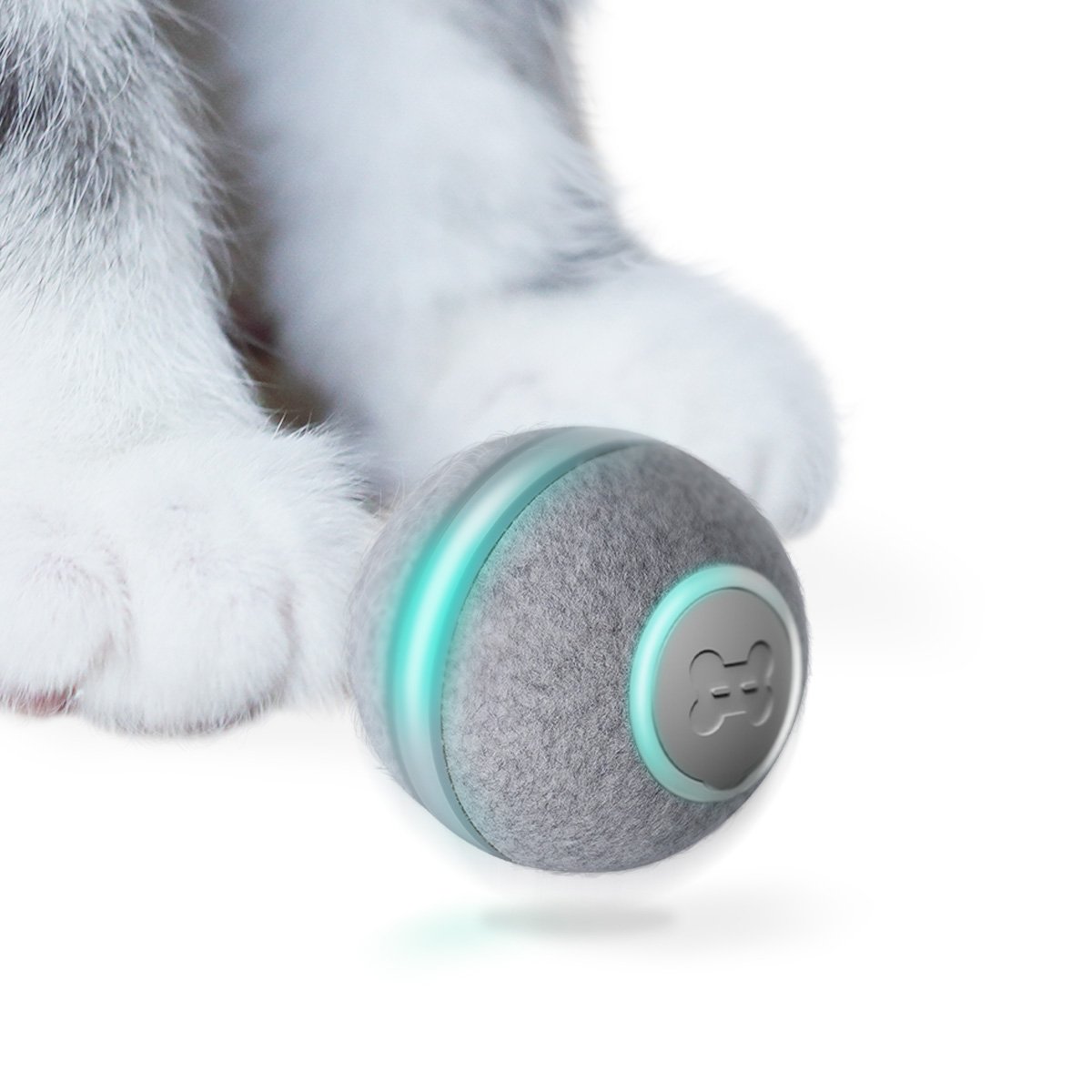 brinquedo automático para gato - bola alegre
