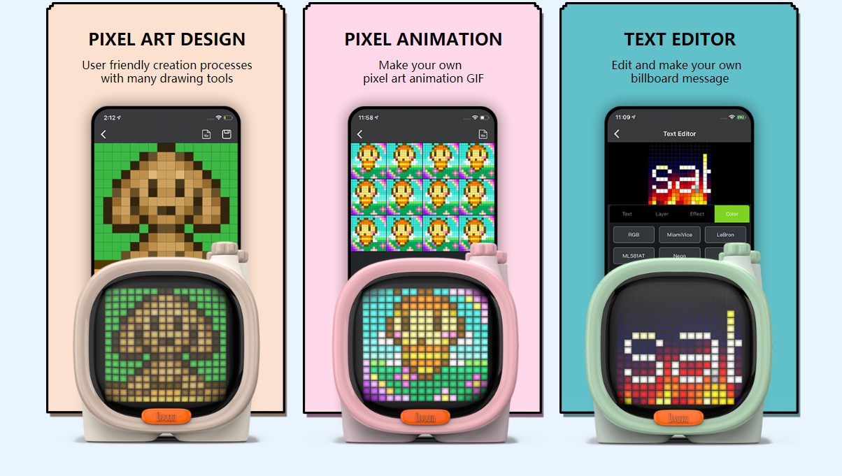 alto-falante de animação pixel art