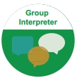 intérprete de grupo - tradutor