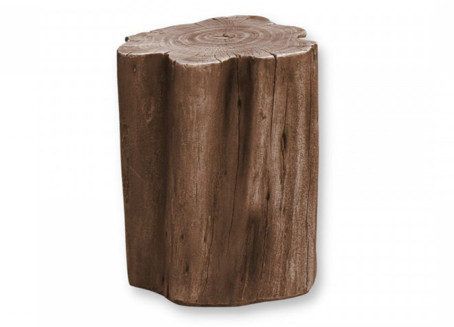 Tocos de árvore de concreto imitação de madeira cor marrom