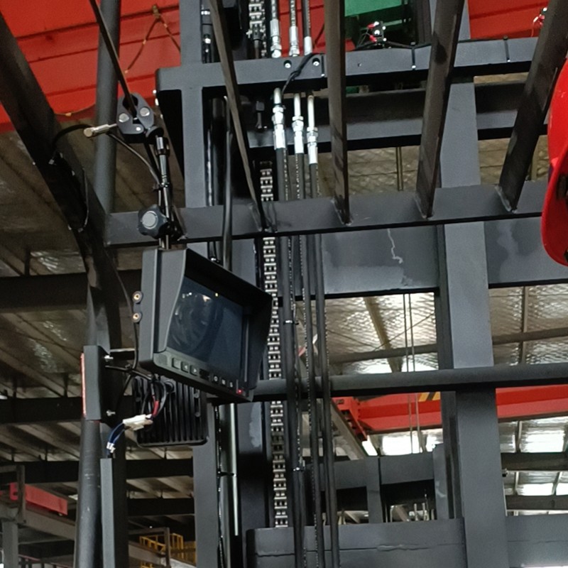 monitor com câmera a laser empilhadeira