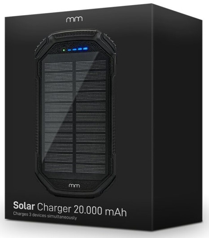 carregador móvel externo banco de energia solar bateria 20000 mah