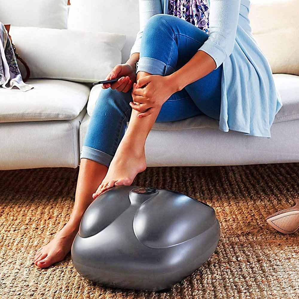 massagem nos pés - aparelho massageador nos pés
