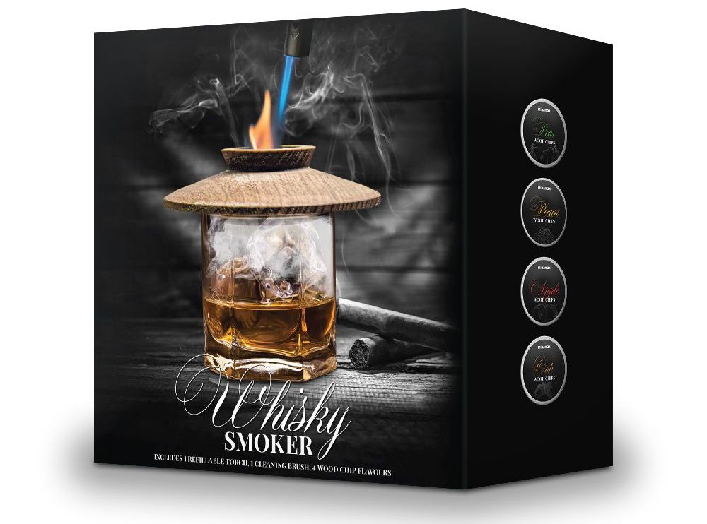 kit de uísque fumante bourbon para bebida de uísque defumado