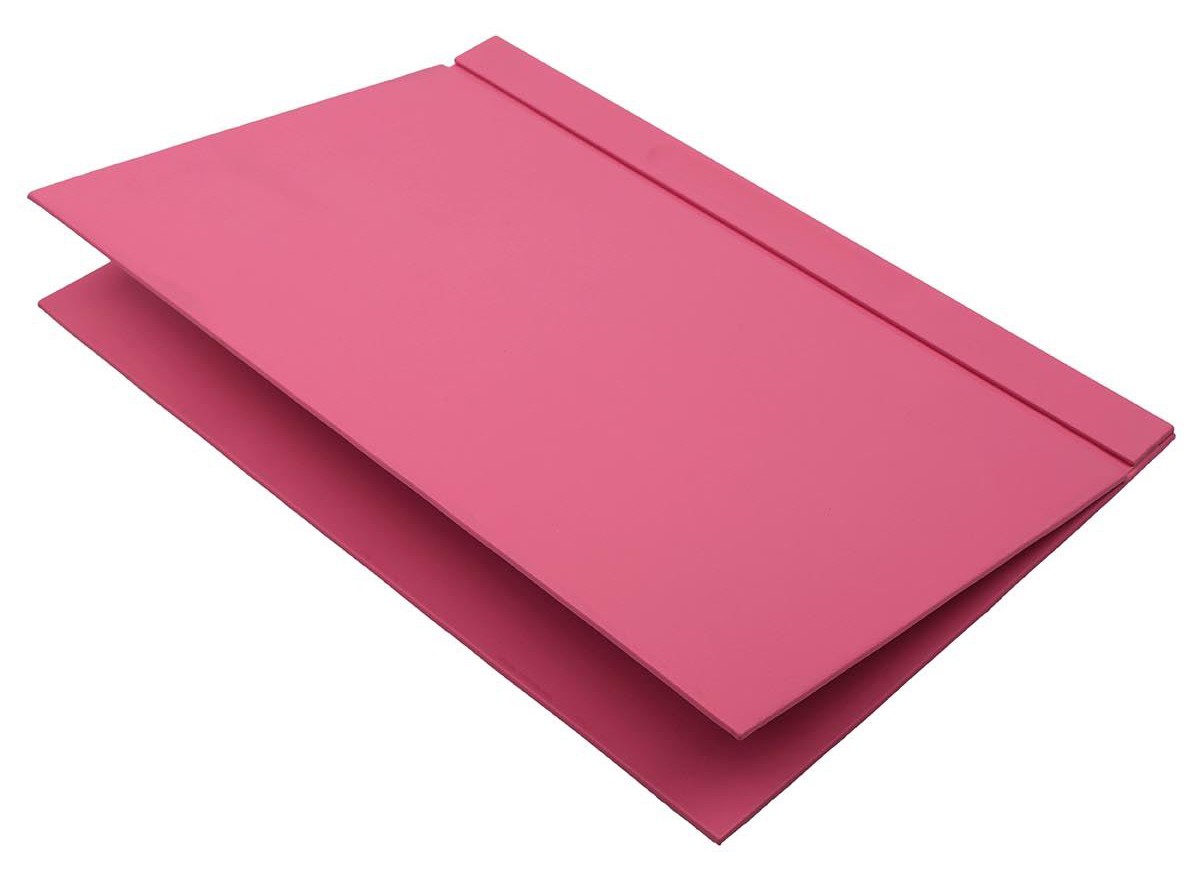 mesa rosa para documentos para o escritório