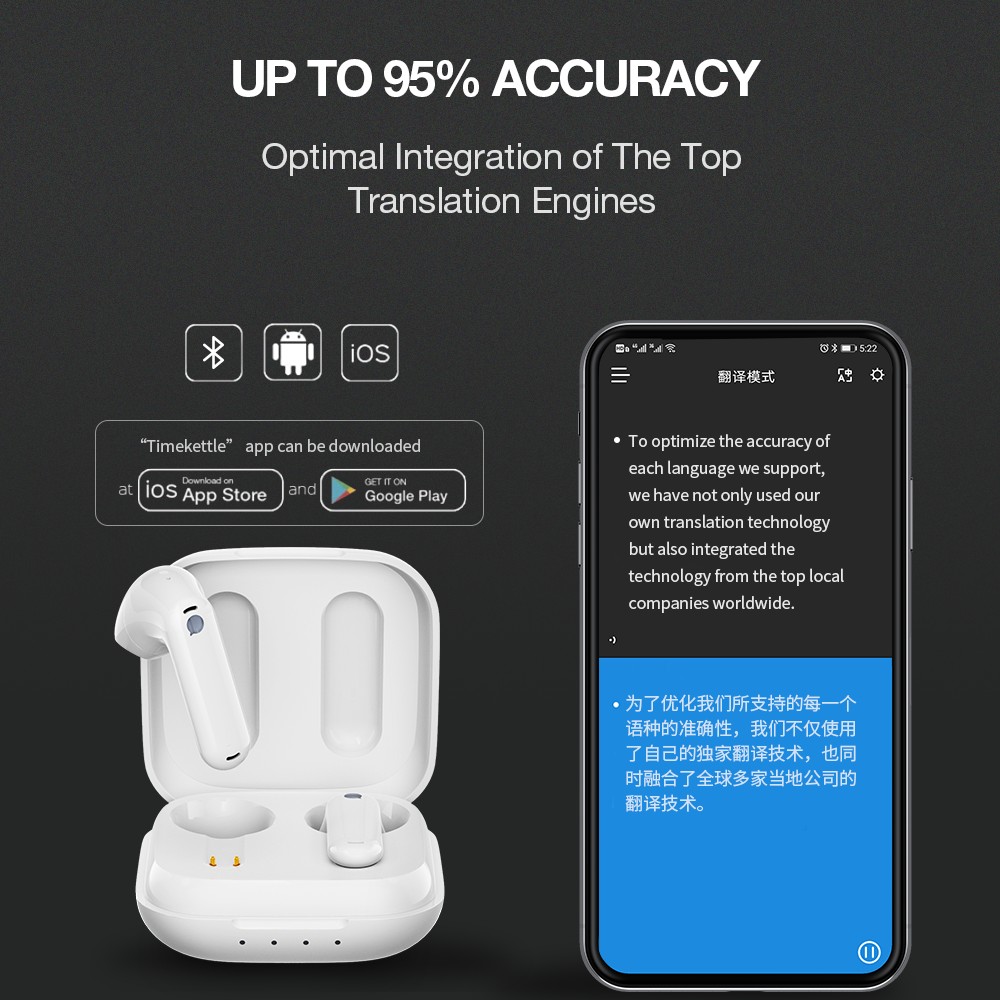 Caneta de tradução Scanner Dosmono C501 - Caneta de digitalização de texto  Wifi - tradutor de voz + tradução de fotos