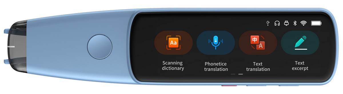 Chinês/inglês novo com suporte tela de toque wifi portátil digitalização  tradução caneta exame leitor voz
