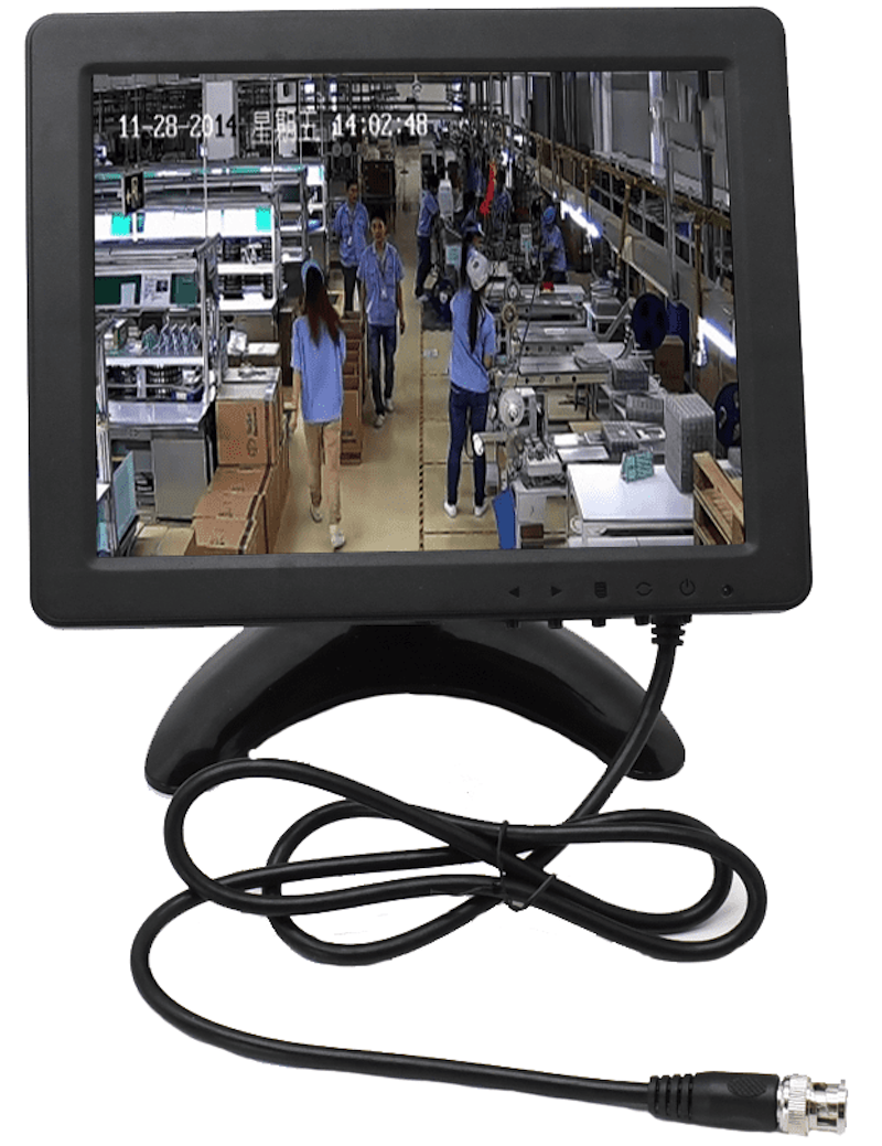 Monitor pequeno para visualização de câmeras/câmera com entrada BNC externa