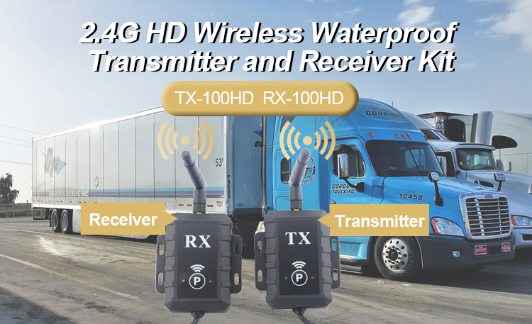 transmissor e receptor wi-fi ahd para câmeras reversas