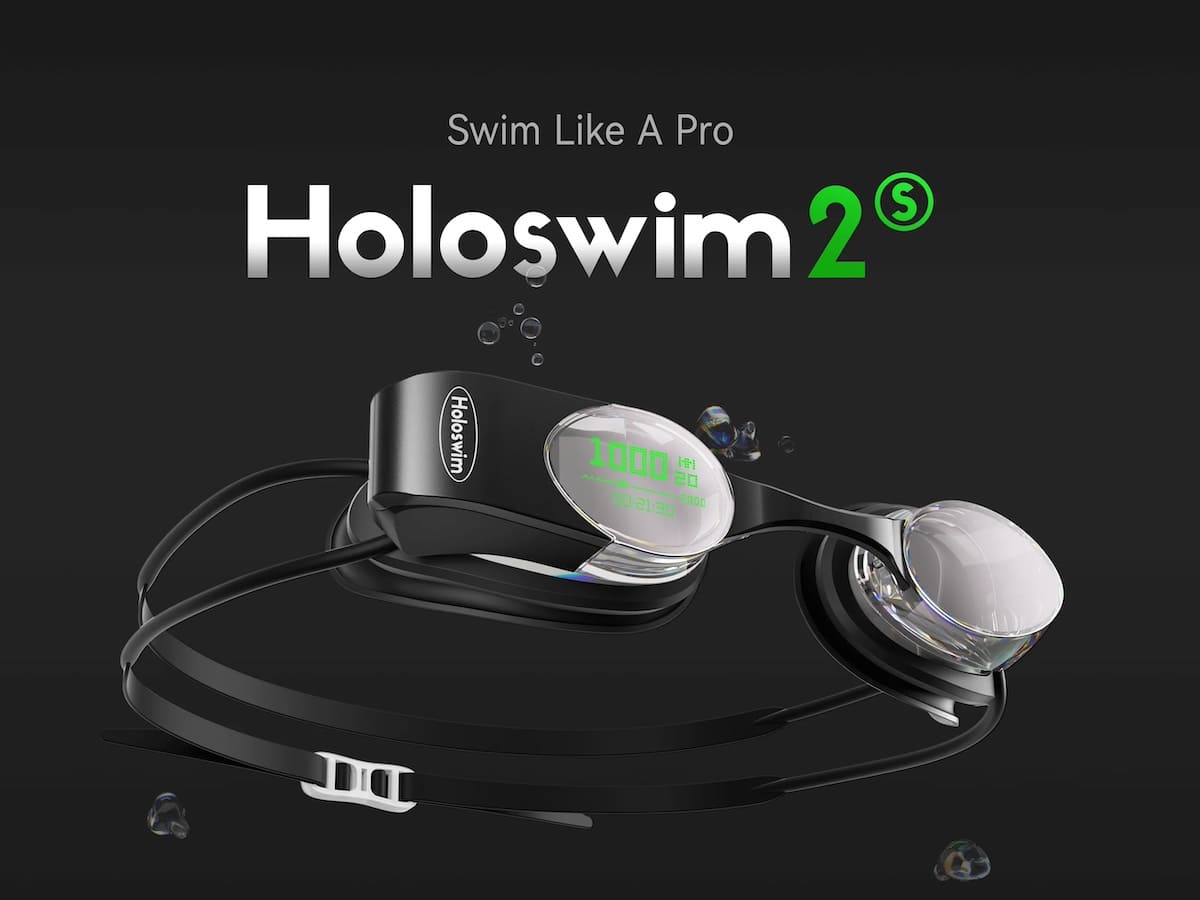 Óculos de natação com inteligência artificial holoswim 2