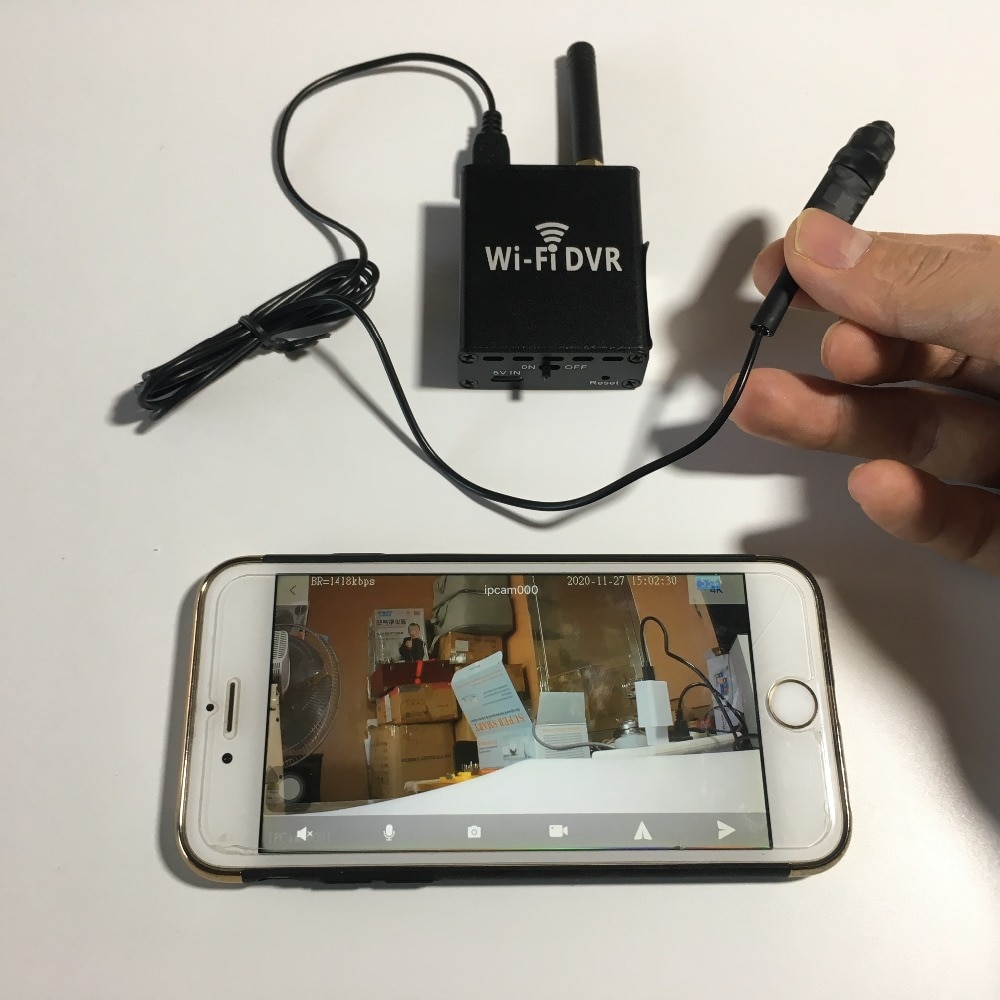 wi-fi pinhole câmera ip micro mini lente
