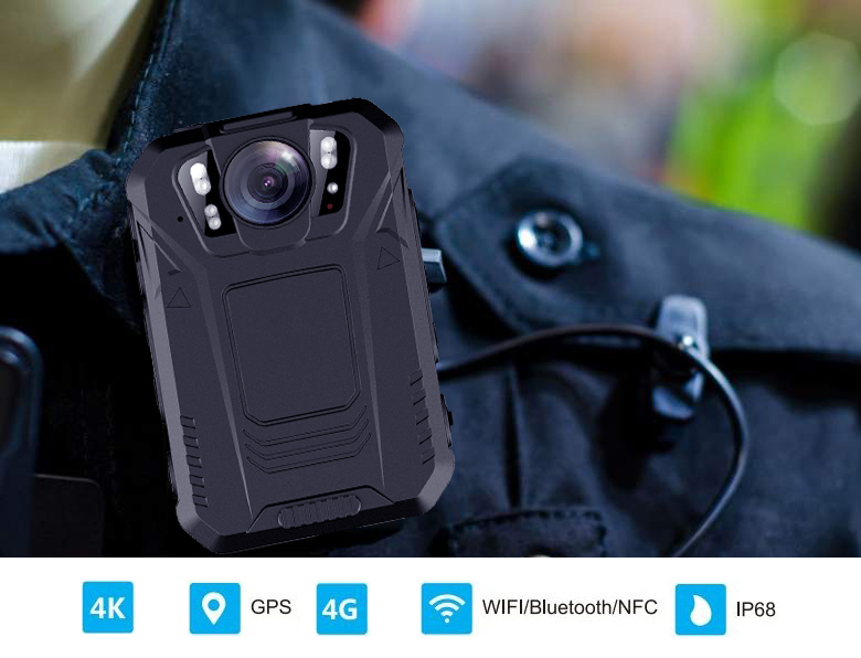 câmera corporal policial 5G wifi bodycam