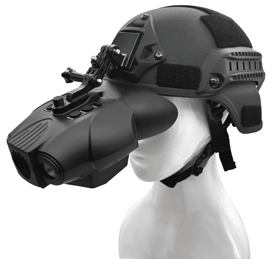 Binóculo digital sem ampliação capacete de cabeça visão noturna