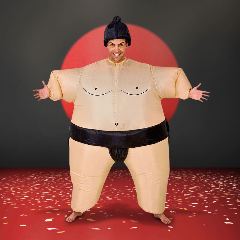 traje de sumô traje inflável para o Halloween - lutador de sumô
