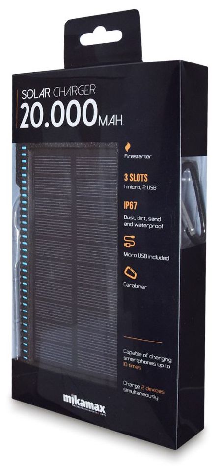 carregador de celular solar 20000 mah