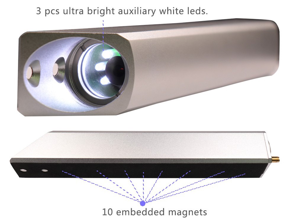 câmera para empilhadeira - luz LED