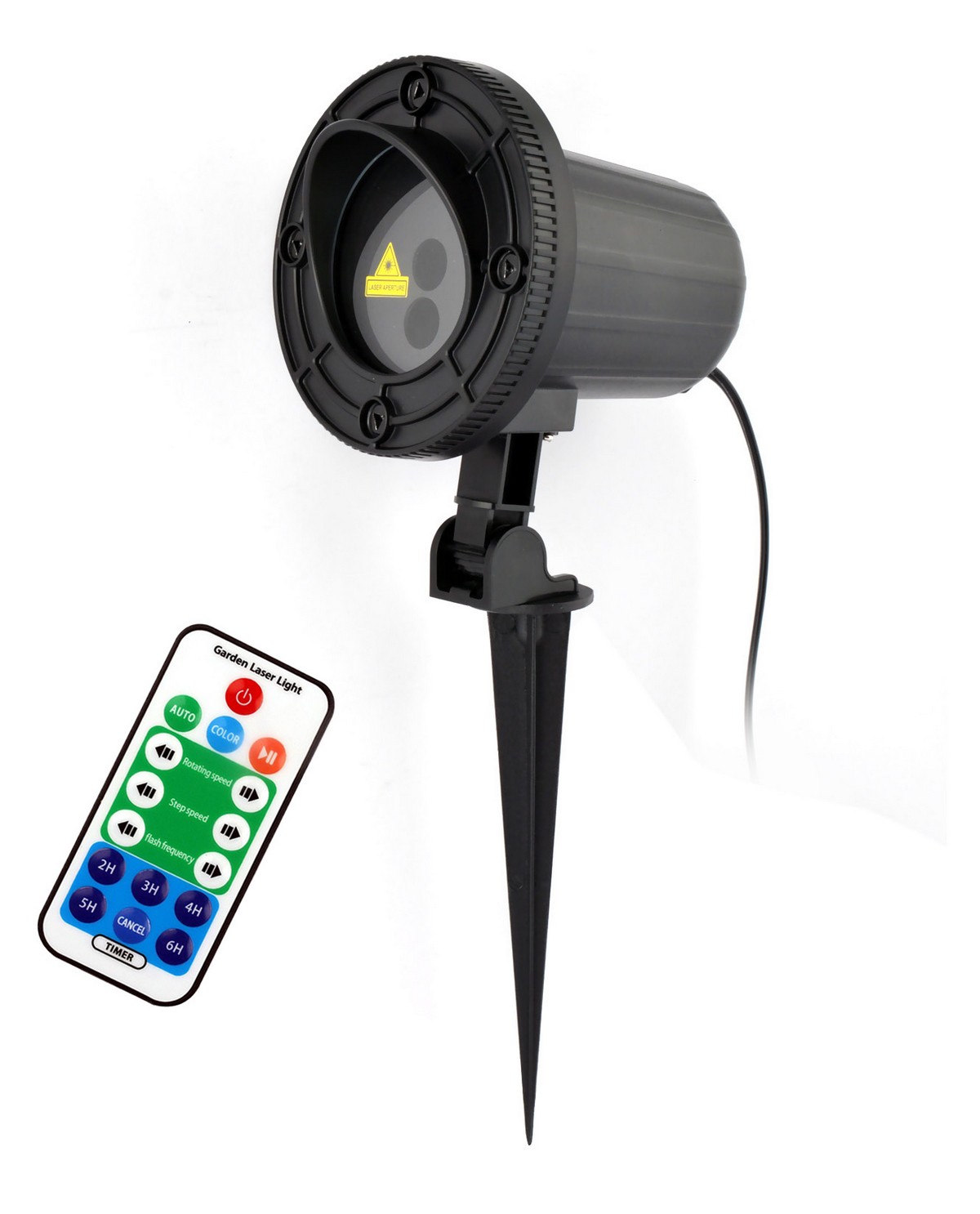 projetor de ponto a laser colorido com controle remoto