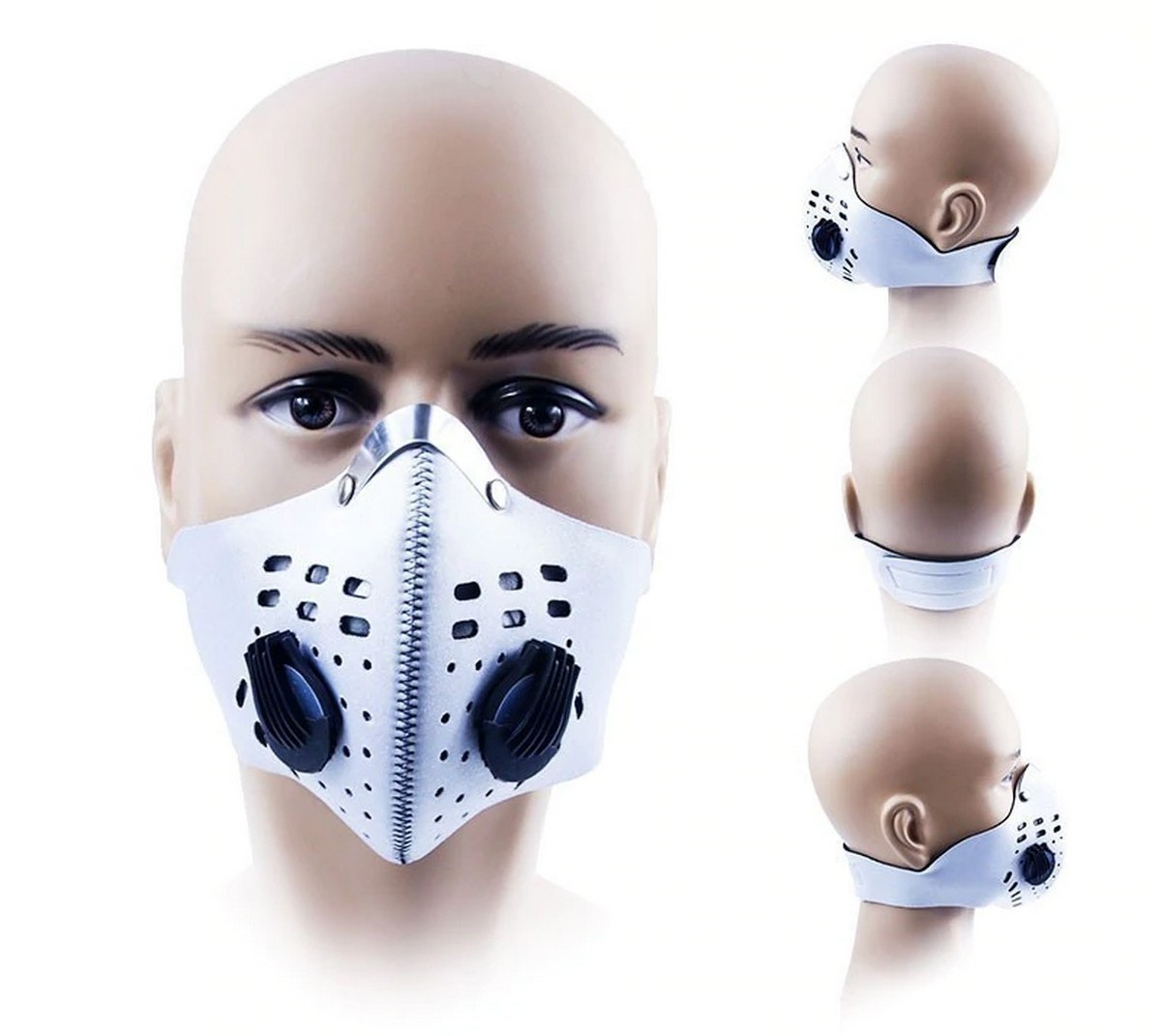 máscara respiratória esportiva