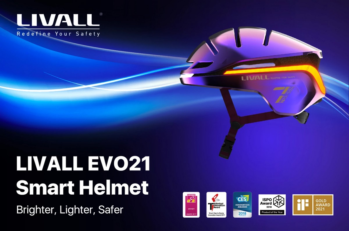 capacete de bicicleta capacete inteligente cyclo livall