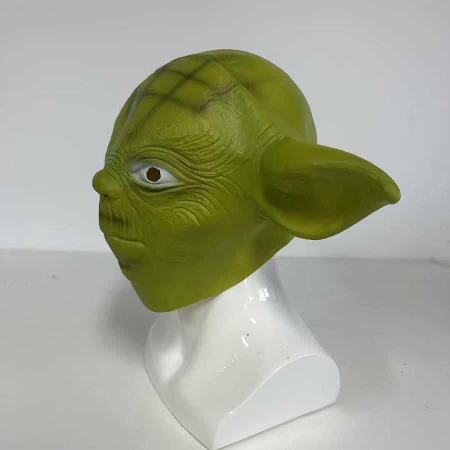 Máscara facial Star Wars - látex verde Yoda