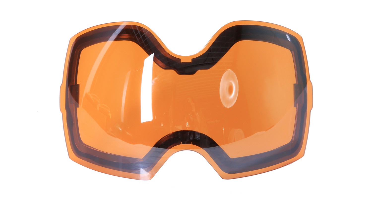 Vidro de reposição laranja para óculos de esqui