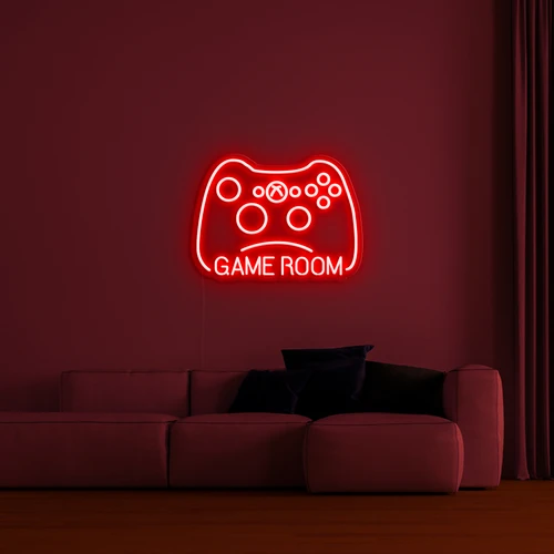 Logo 3D na parede - GAMER