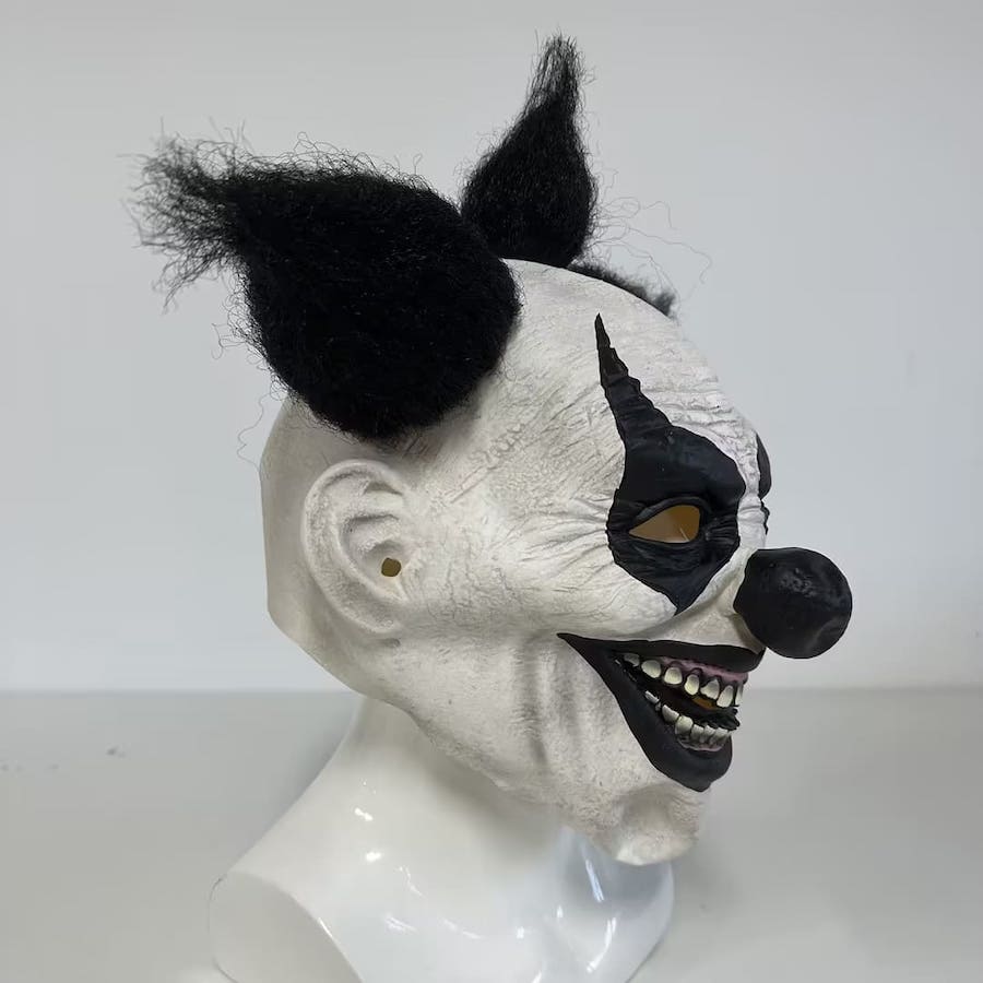 Máscara de palhaço assustador para carnaval