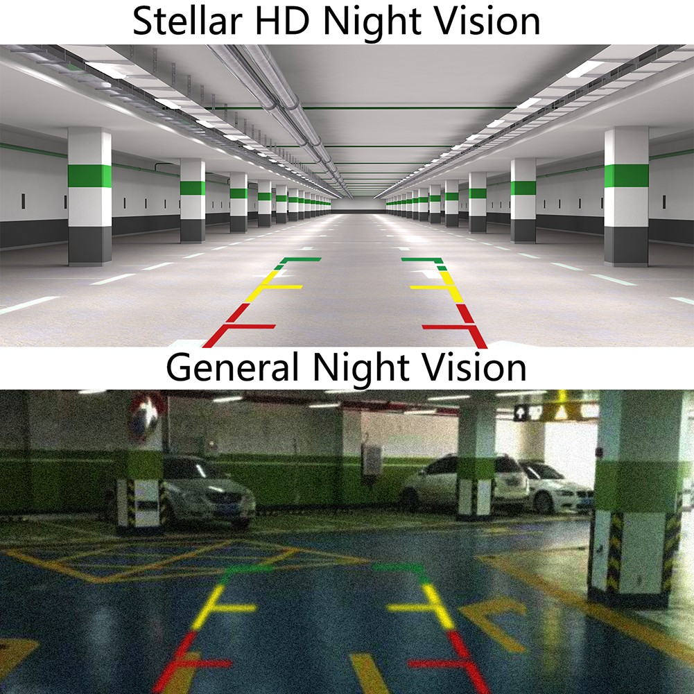 câmera de estacionamento visão noturna