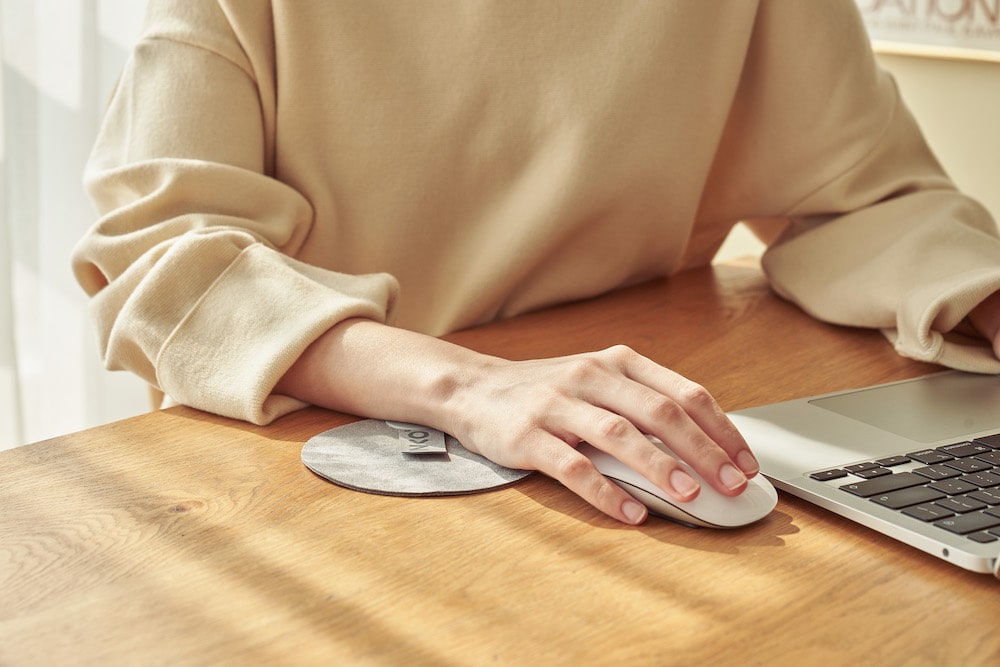 Almofada de aquecimento para as mãos com USB até 50°C Design de luxo em camurça