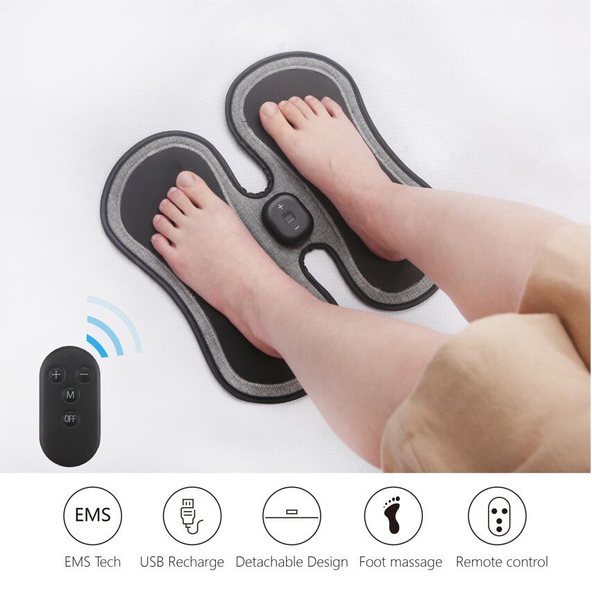 dispositivo de tapete de acupressão para os pés massagem nos pés
