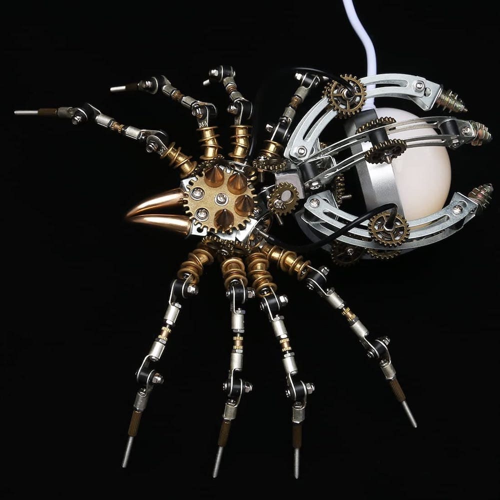 Aranha de quebra-cabeça de metal 3D