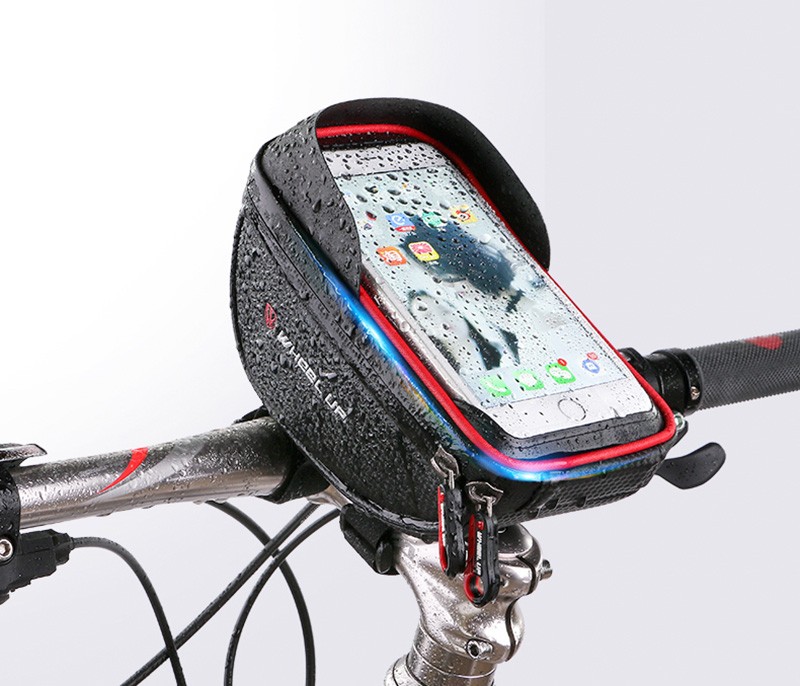 capa de celular impermeável para bicicleta